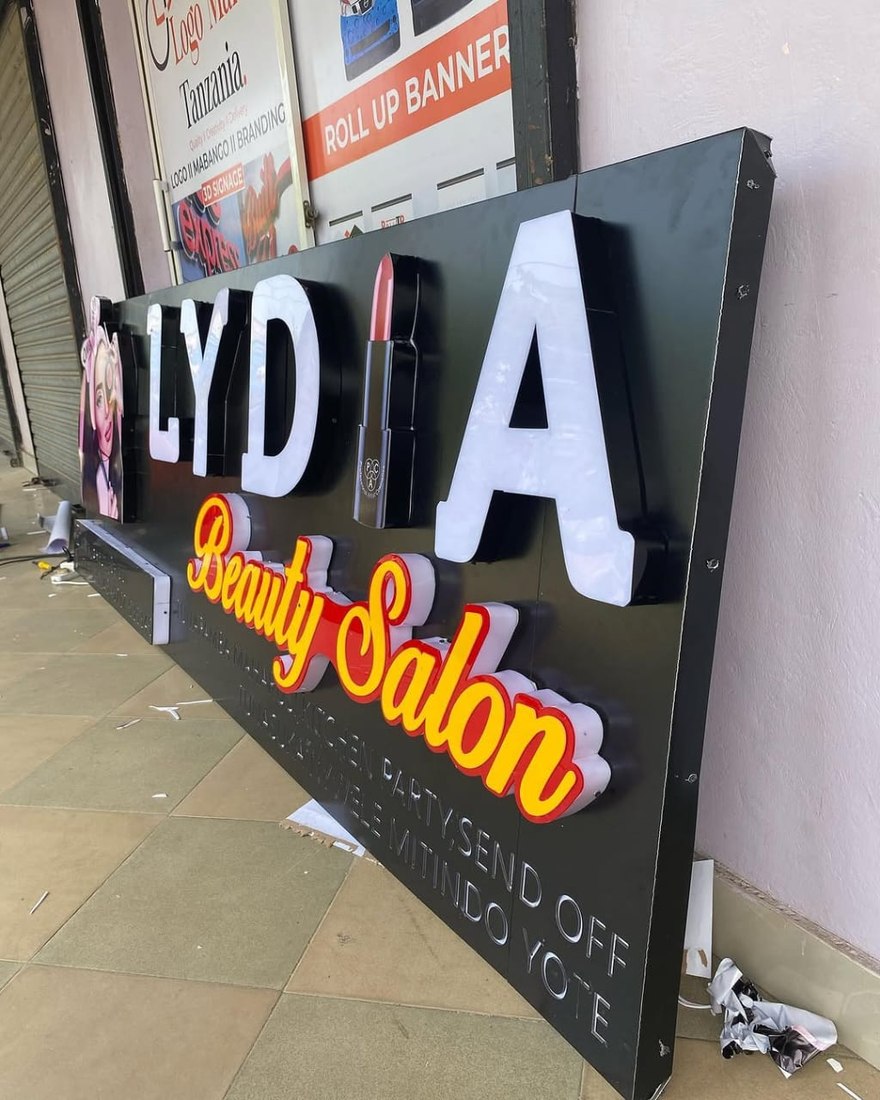 Lydia Beauty Salon signage