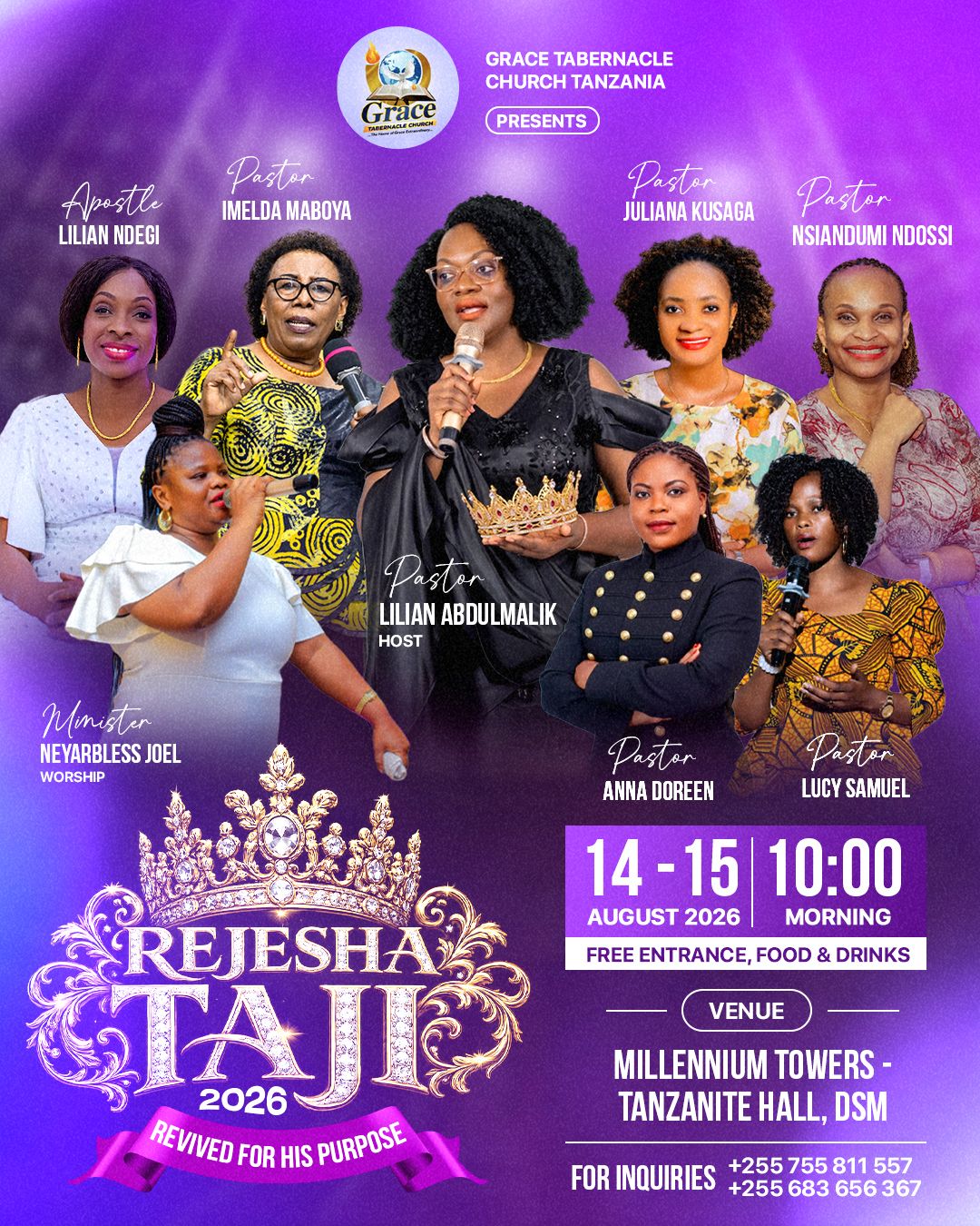 Grace Tabernacle Church event poster design